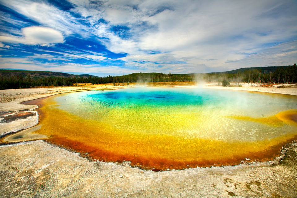 Sunset Lake - Yellowstone National Park